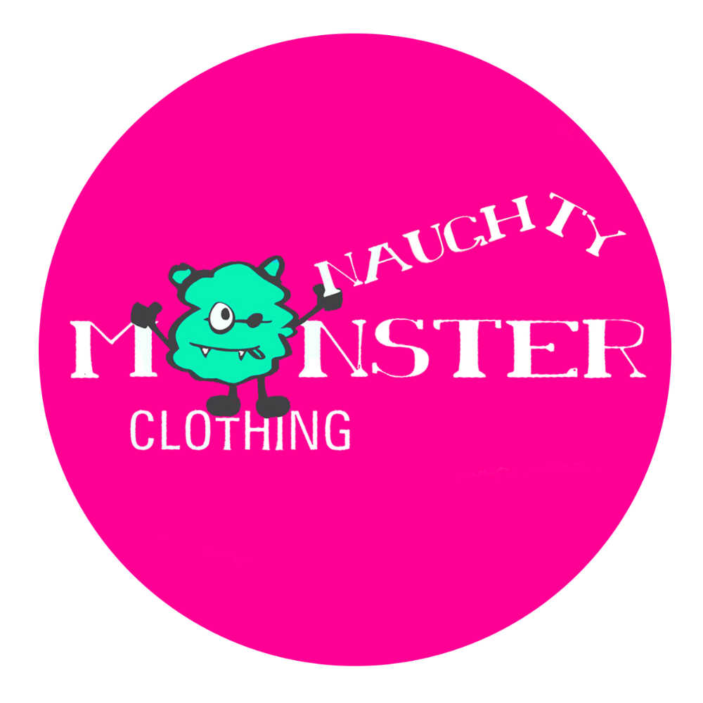 Naughty Monster-Logo pink