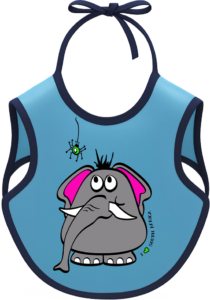 Elephant Bib | Blue