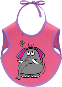 Elephant Bib | Pink