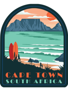 Cape Town Beach | Sticker/Magnet
