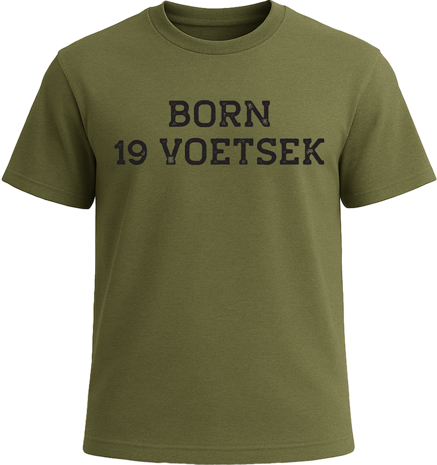 19 Voetsek | Mens T-Shirt