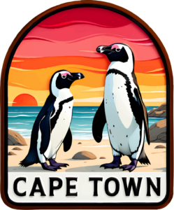 Penguin | Wooden Base Magnet